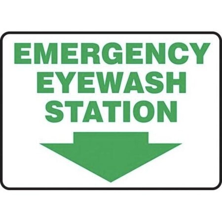 Accuform Emergency Eyewash Station, Accu-Shield, 10 in x 14 in, Mounting Holes MFSD569XP
